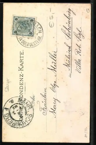 AK Ternberg /O.-Oe., Trattenbach an der Enns, Blick auf den Ort im Tal