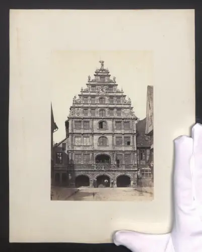 Fotografie unbekannter Fotograf, Ansicht Braunschweig, Blick auf das Gewandhaus