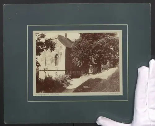 Fotografie Beilstein, Ansicht Forbach, Partie an der Kreuzkapelle, 1925