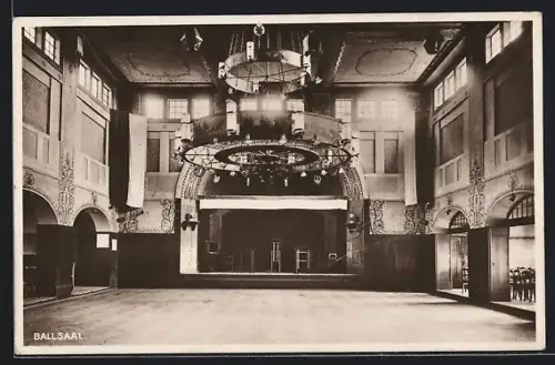 AK Pretzschendorf /Dippoldiswalde, Gasthof Pretzschendorf, Ballsaal