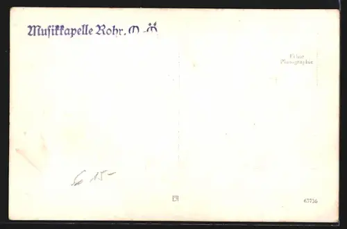 AK Rohr O.-Ö., Musikkapelle Rohr, 60-jähriges Gründungsfest 1876-1936