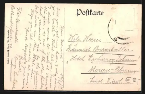 AK Wiener Neustadt, Bahngasse mit Gasthaus von H. Jahn und Kirche