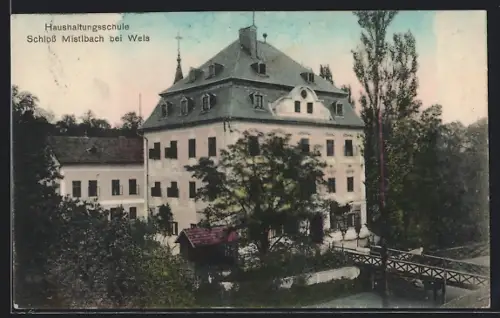 AK Buchkirchen, Schloss Mistlbach mit Haushaltungsschule