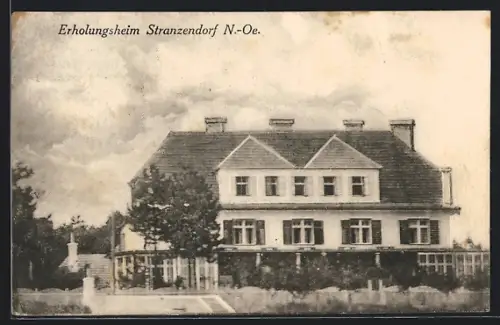 AK Stranzendorf /N.-Oe., Blick auf das Erholungsheim Stranzendorf