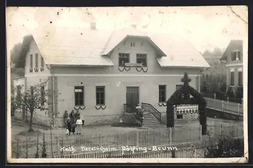 AK Pölfing-Brunn, Blick auf das Katholische Vereinsheim
