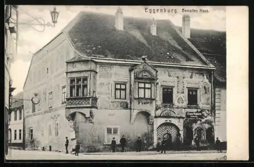 AK Eggenburg, Bemaltes Haus