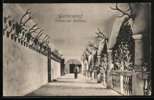 AK Guntersdorf, Inneres des Schlosses