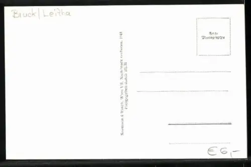 AK Trautmannsdorf an der Leitha, Fliegeraufnahme des Ortes