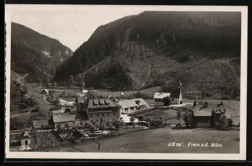 AK Frein a. d. Mürz, Gesamtansicht aus der Vogelschau