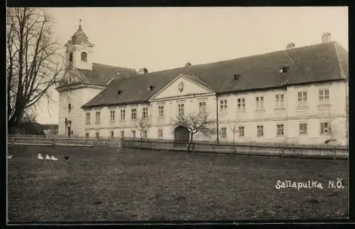 AK Sallapulka /N.-Ö., Das Pfarrschlössl