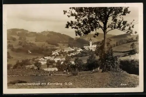AK Unterweissenbach /O.-Oe., Panorama mit Kaltenberg
