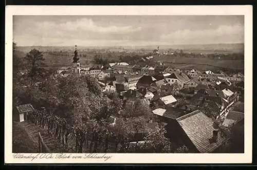 AK Uttendorf /O.-Oe., Blick vom Schlossberg