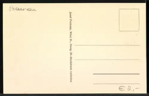 AK Maria Ach a. d. Salzach, Teilansicht mit Burghausen