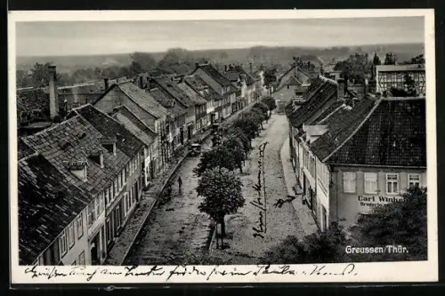 AK Greussen, Strassenansicht, Drogerie