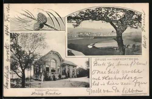 AK Wetter / Ruhr, Restaurant Schemann, Totalansicht aus der Ferne