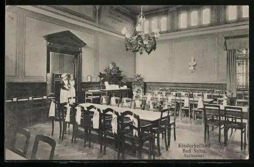 AK Bad Sulza, Speisesaal im Kinderheilbad