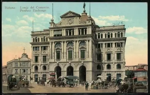 AK Habana, Lonje del Comercio, Produce Exchange, Pferdegespanne