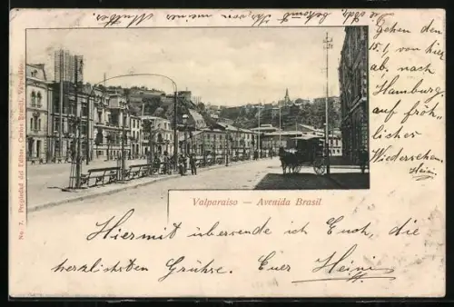 AK Valparaiso, Avenida Brasil, Strassenpartie