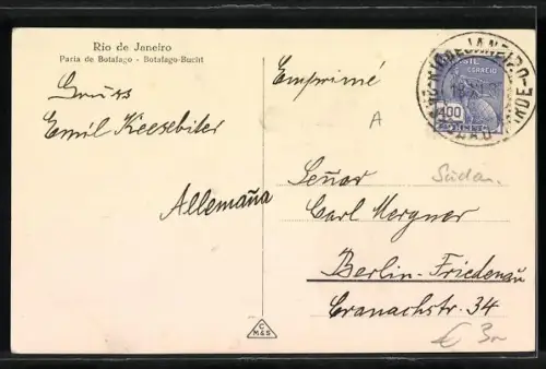 AK Rio de Janeiro, Paria de Botafogo, Botafogo-Bucht