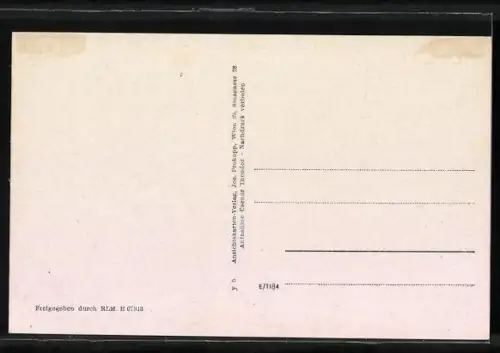 AK Unterpullendorf, Strassenpartie nahe der Kirche