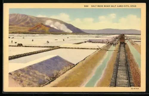 AK Salt Lake City, Utha, Salt Beds, Salinen