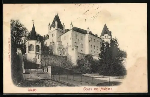 AK Maissau, Blick zum Schloss