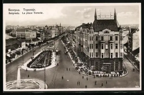 AK Belgrade, la Place Terazia