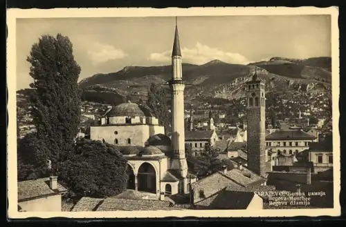 AK Sarajevo, Ortspartie mit der Begova-Moschee