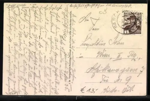 AK Dörnbach, Wallfahrtsort Guten Rath, Kirche und Pfarrhof, Innenansicht, K. Wengers Handlung