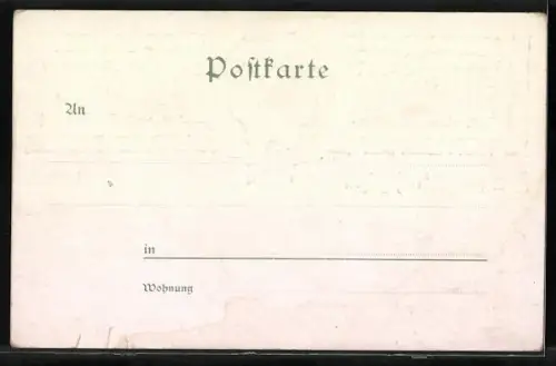 AK Zum fünfhundertjährigen Gutenberg-Jubiläum, 1400-1900