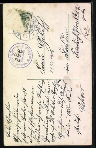 AK Berlin, Strassenbahnen in der Leipzigerstrasse