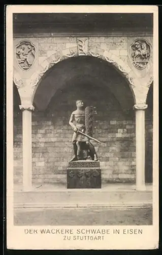 AK Stuttgart, Nagelung, der wackere Schwabe in Eisen