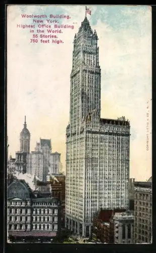 AK New York, NY, Woolworth Building