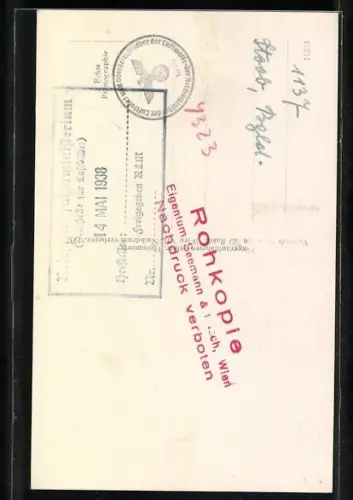 AK Stoob, Fliegeraufnahme des Ortes