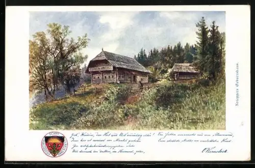 AK Roseggers Geburtshaus, Deutscher Schulverein Nr.: 144