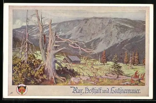 AK Deutscher Schulverein NR 521: Rax, Hofhalt u. Lechnermauer