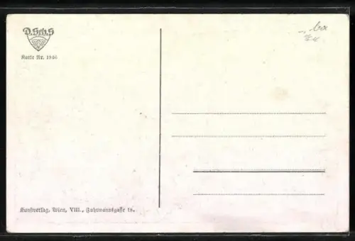 AK Deutscher Schulverein Nr. 1946: Das Mägdlein hat zwei Äugelein...