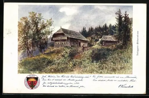 AK Roseggers Geburtshaus, Deutscher Schulverein Nr.: 144