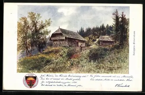 AK Roseggers Geburtshaus, Deutscher Schulverein Nr.: 144