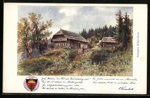 AK Roseggers Geburtshaus, Deutscher Schulverein Nr.: 144