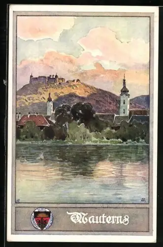 AK Deutscher Schulverein NR 178: Mautern an der Donau, Teilansicht