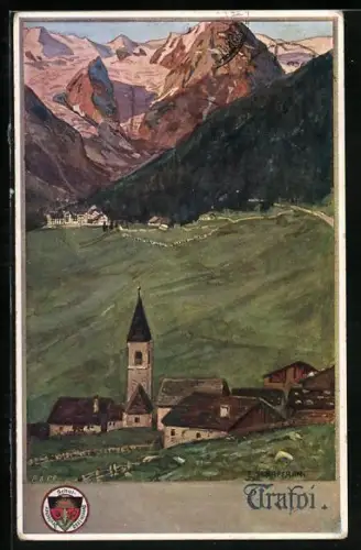 AK Deutscher Schulverein Nr. 516: Trafoi, Panorama