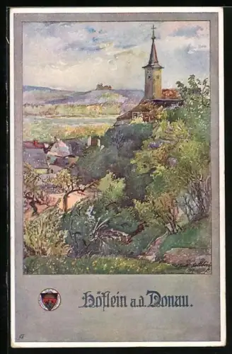 AK Deutscher Schulverein Nr. 594: Klosterneuburg, Höflein an der Donau