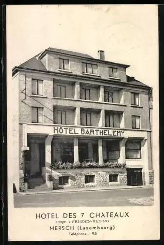 AK Mersch, Hotel des 7 Chateaux, Propr. Frieden-Reding