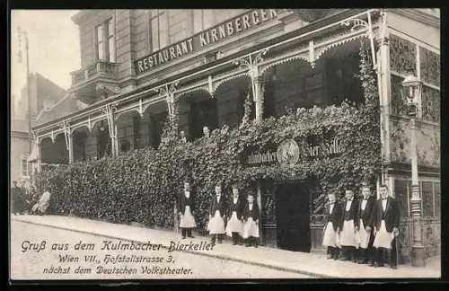 AK Wien, Restaurant Kulmbacher Bierkeller, Hofstallstrasse 3