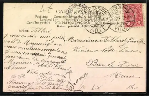 AK Limbertsberg, Pensionnat St. Joseph au Marienhof, Cour intérieure, L`Entrée