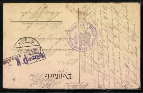 AK Veles, Hochwasser im Jahre 1916