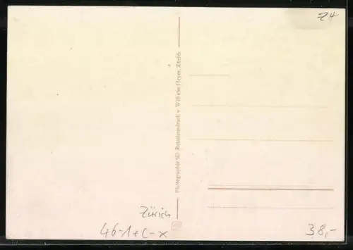 AK Zürich, Tramunglück in der Gloriastrasse, 12. Nov. 1929