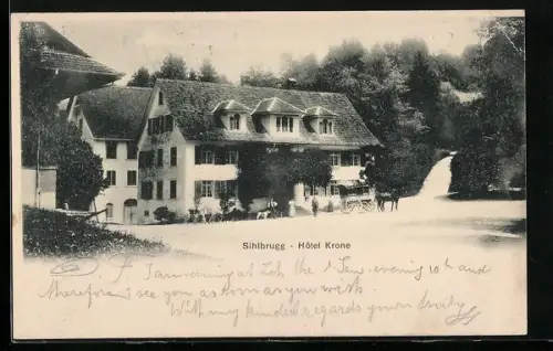 AK Sihlbrugg, Hotel Krone