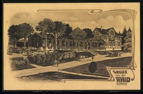 Lithographie Zürich, Gasthaus Waid